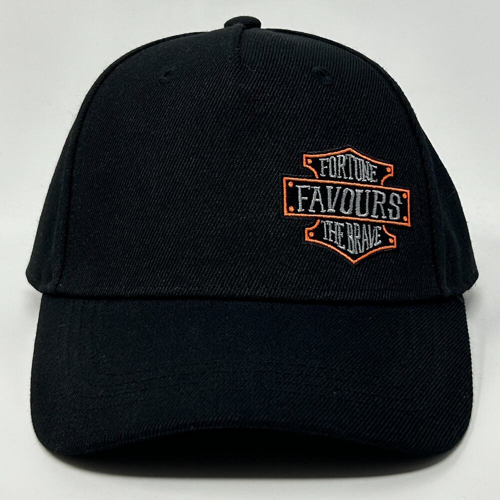 Headrush Brand Fortune Favors the Brave Hat Baseball Cap MMA Snapback Black
